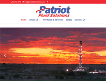 Tablet Screenshot of patriotfluidsolutions.com